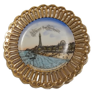 Ceramic Lace Plate - Blackpool