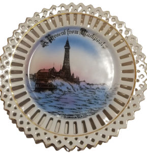 Ceramic Lace Plate - Blackpool